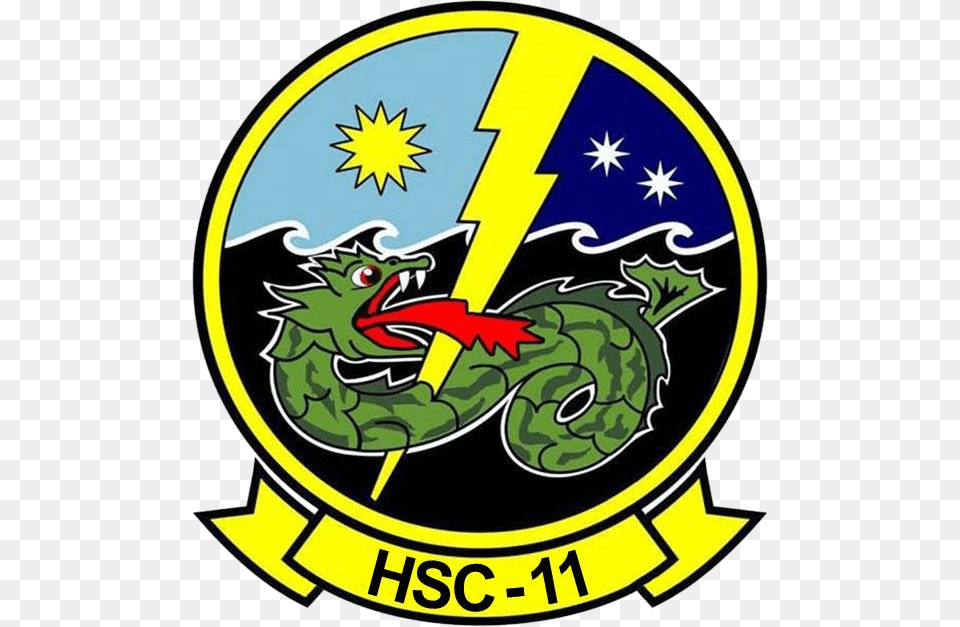 Helicopter Sea Combat Squadron 11 Insignia 2016 Us Navy Hs, Logo, Symbol Free Transparent Png