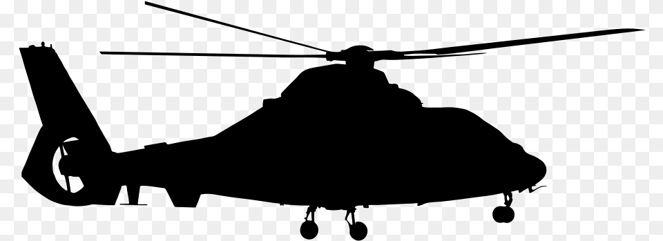 Helicopter Silhouette Helicopter Black And White, Gray Png Image