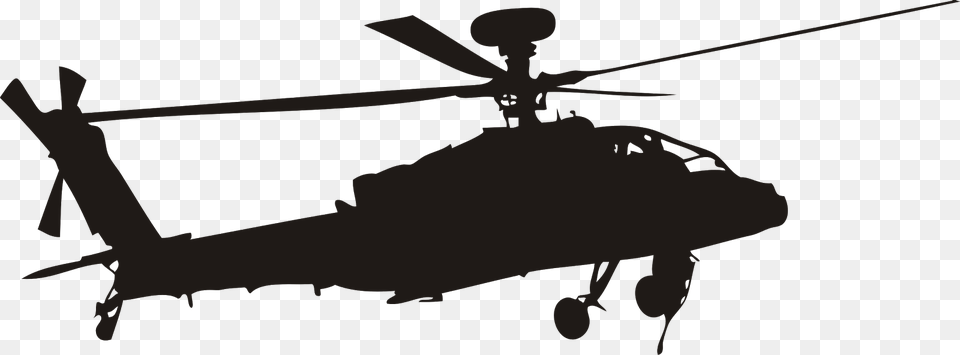 Helicopter Silhouette Silhouette Helicopter, Aircraft, Transportation, Vehicle Png Image