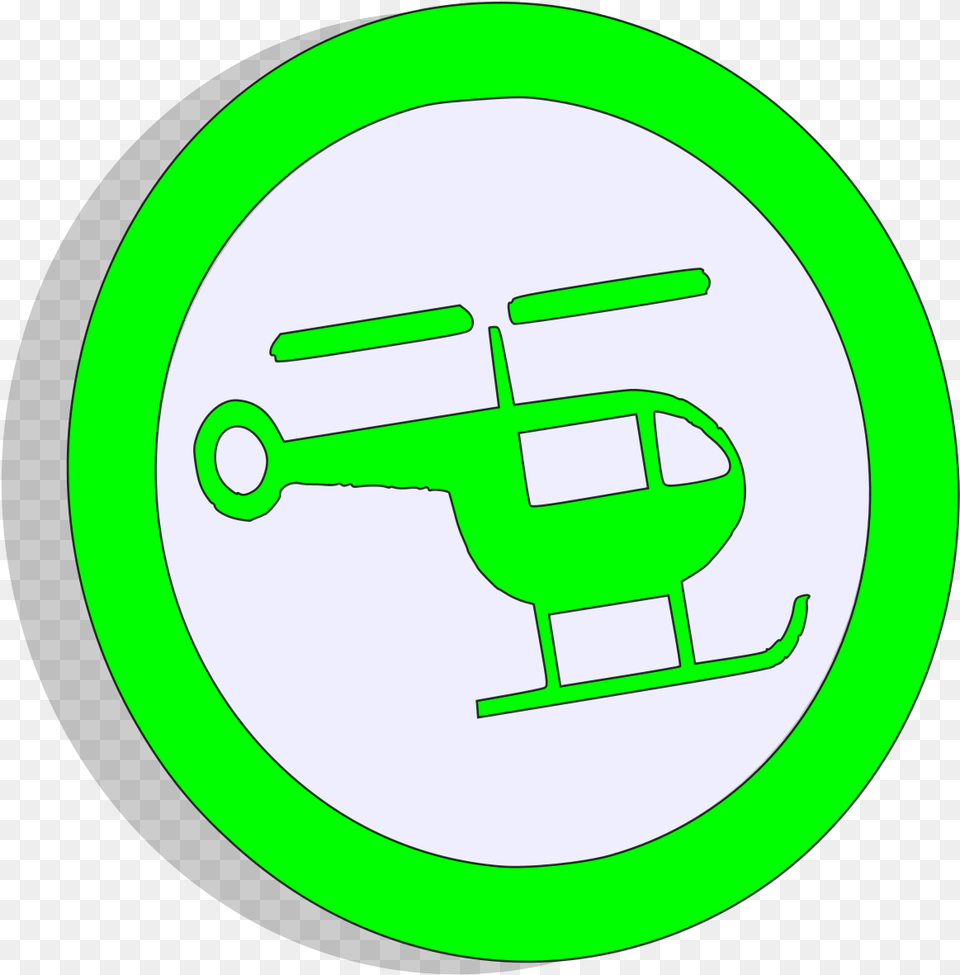 Helicopter Symbol, Aircraft, Transportation, Vehicle, Disk Free Png Download