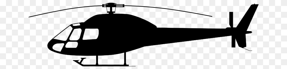 Helicoptersilhouette Clipart, Gray Png Image