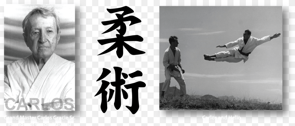 Helio Gracie Flying Kick, Adult, Person, Martial Arts, Man Png Image