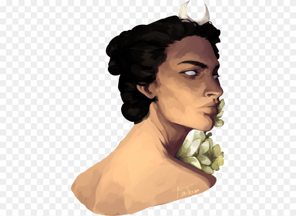 Helios Bust Illustration, Woman, Neck, Person, Photography Png