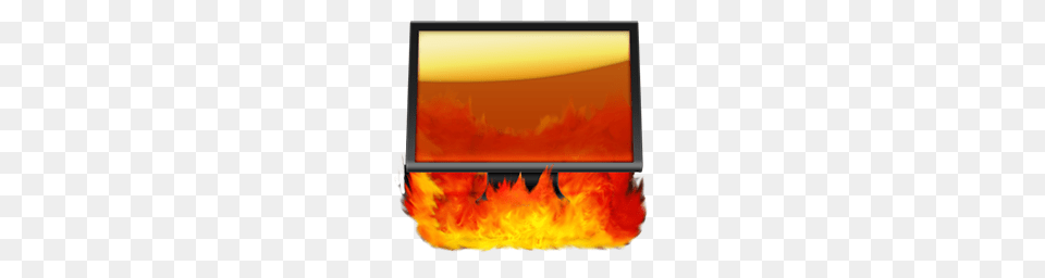 Hell Computer Icon Heaven And Hell Iconset Mat U, Fire, Flame, Electronics, Screen Png Image