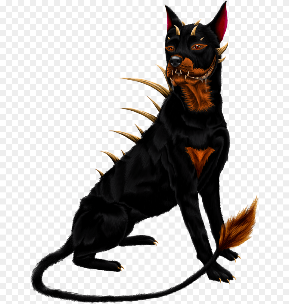 Hell Hound By Carusimahikura Hell Hound By Carusimahikura Hellhound Dog, Animal, Cat, Mammal, Pet Free Transparent Png