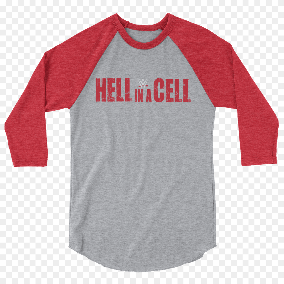 Hell In A Cell Logo Sleeve Raglan T Shirt, Clothing, Long Sleeve, T-shirt Png