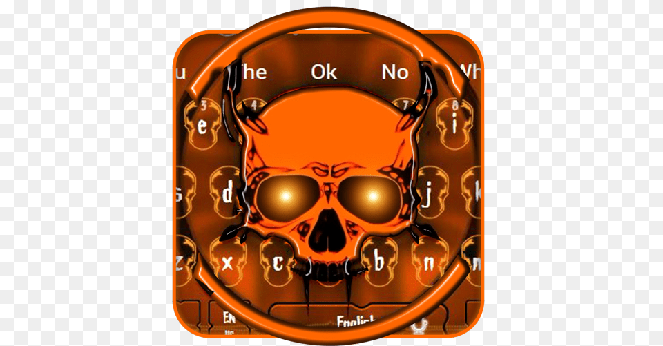 Hell Skull 3d Keyboard Aplicacions A Google Play Skull, Birthday Cake, Cake, Cream, Dessert Png Image