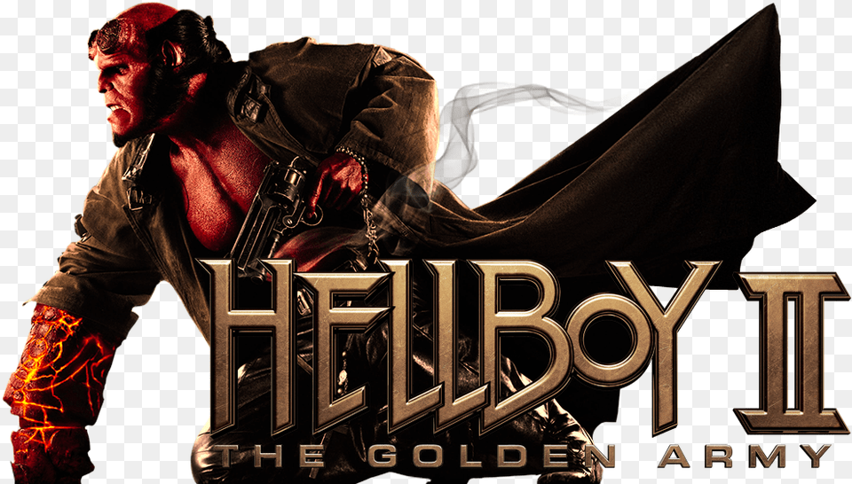 Hellboy 2 Dvd Cover, Adult, Person, Man, Male Png Image