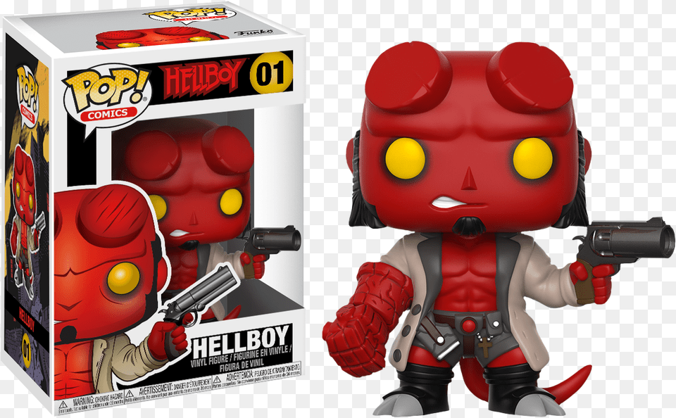 Hellboy Funko Pop Hellboy, Toy, Gun, Weapon, Baby Free Transparent Png