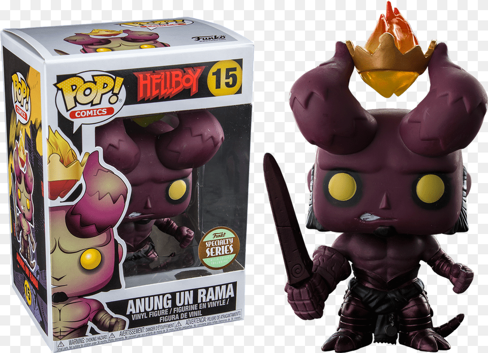 Hellboy Hellboy With Crown Pop Vinyl Figure Funko Pop Hellboy With Crown, Baby, Person Png Image