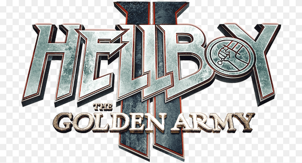 Hellboy Ii The Golden Army Netflix Hellboy The Golden Army Logo, Emblem, Symbol, Cross Png