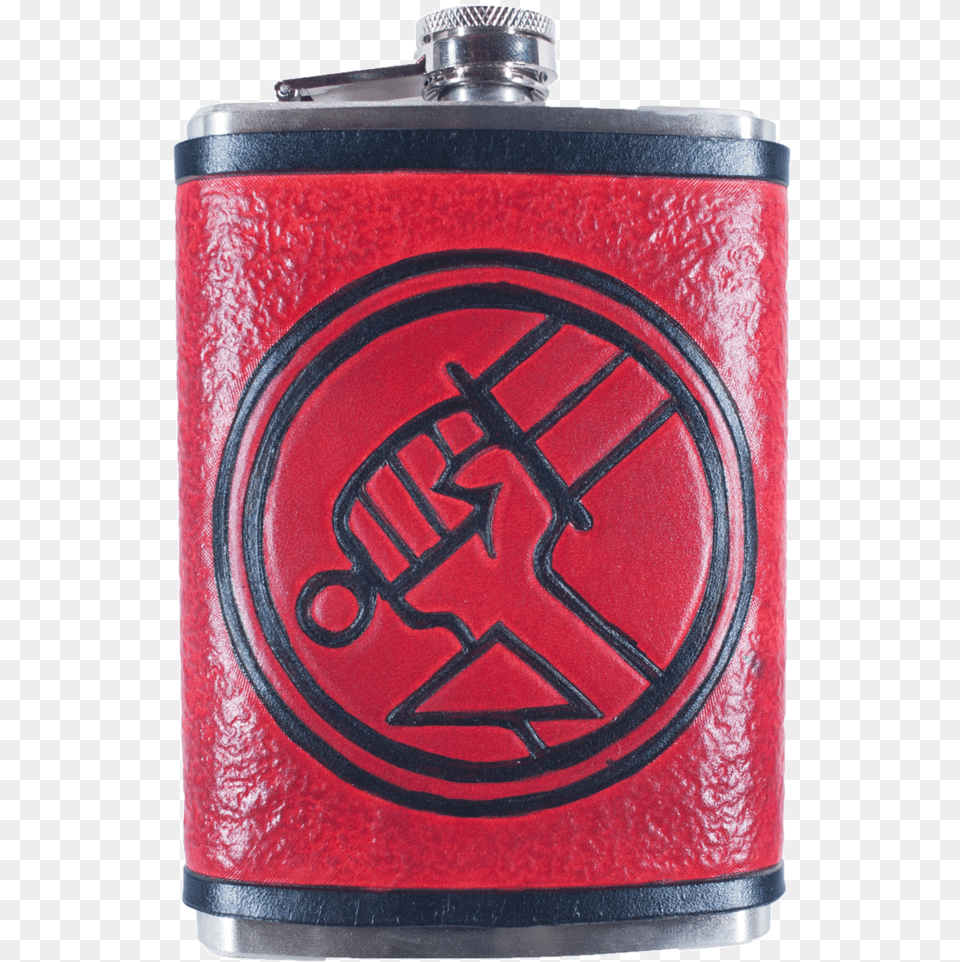 Hellboy Inspired Flask Set Logo Hellboy, Can, Tin Free Png Download