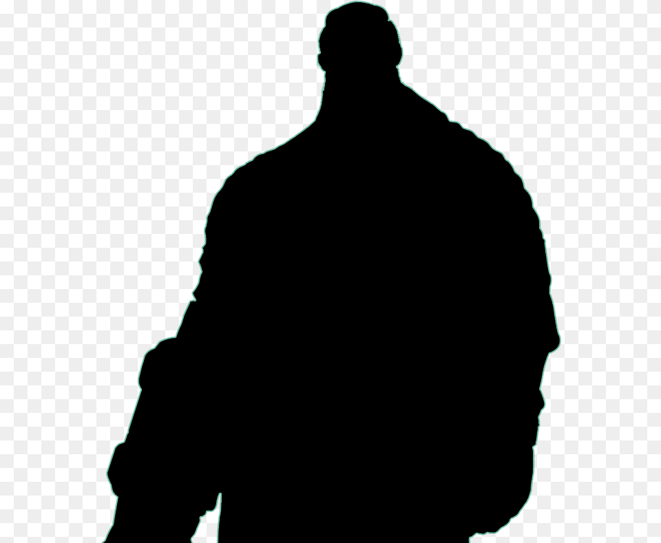 Hellboy Shadow, Silhouette, Adult, Male, Man Free Png