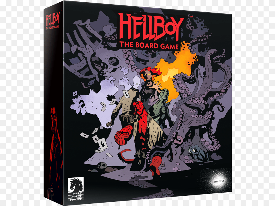 Hellboy The Board Game, Book, Comics, Publication, Person Png