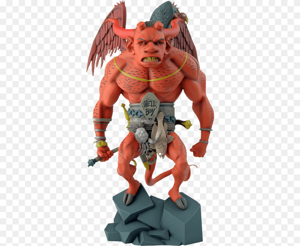 Hellboy The First Statue By Mondo Hellboy Statue, Accessories, Art, Ornament, Baby Free Png Download