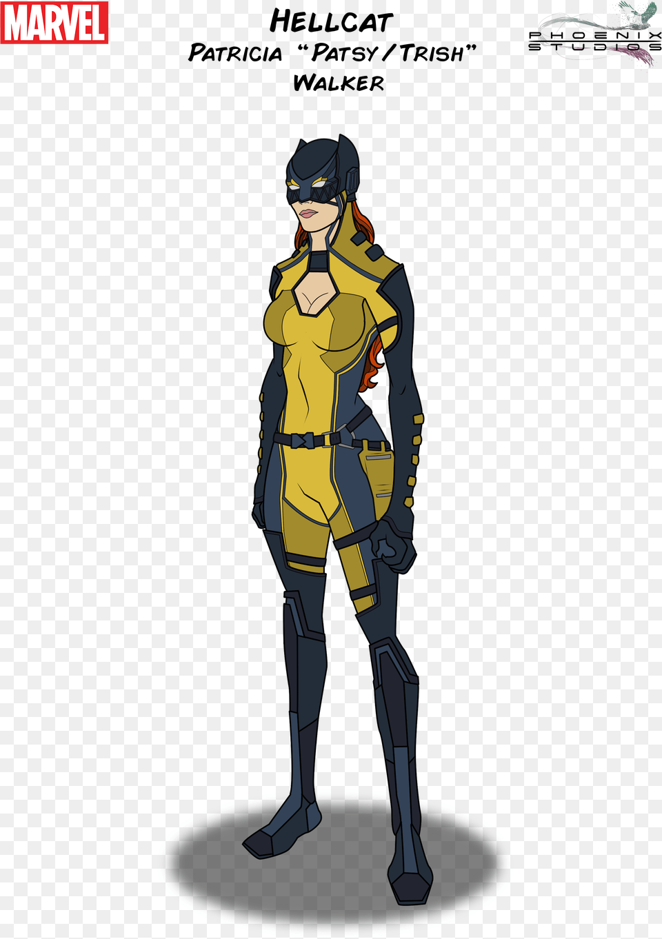 Hellcat By Phoenixstudios91 Marvel Hellcat Redesign, Person, Book, Comics, Publication Free Transparent Png