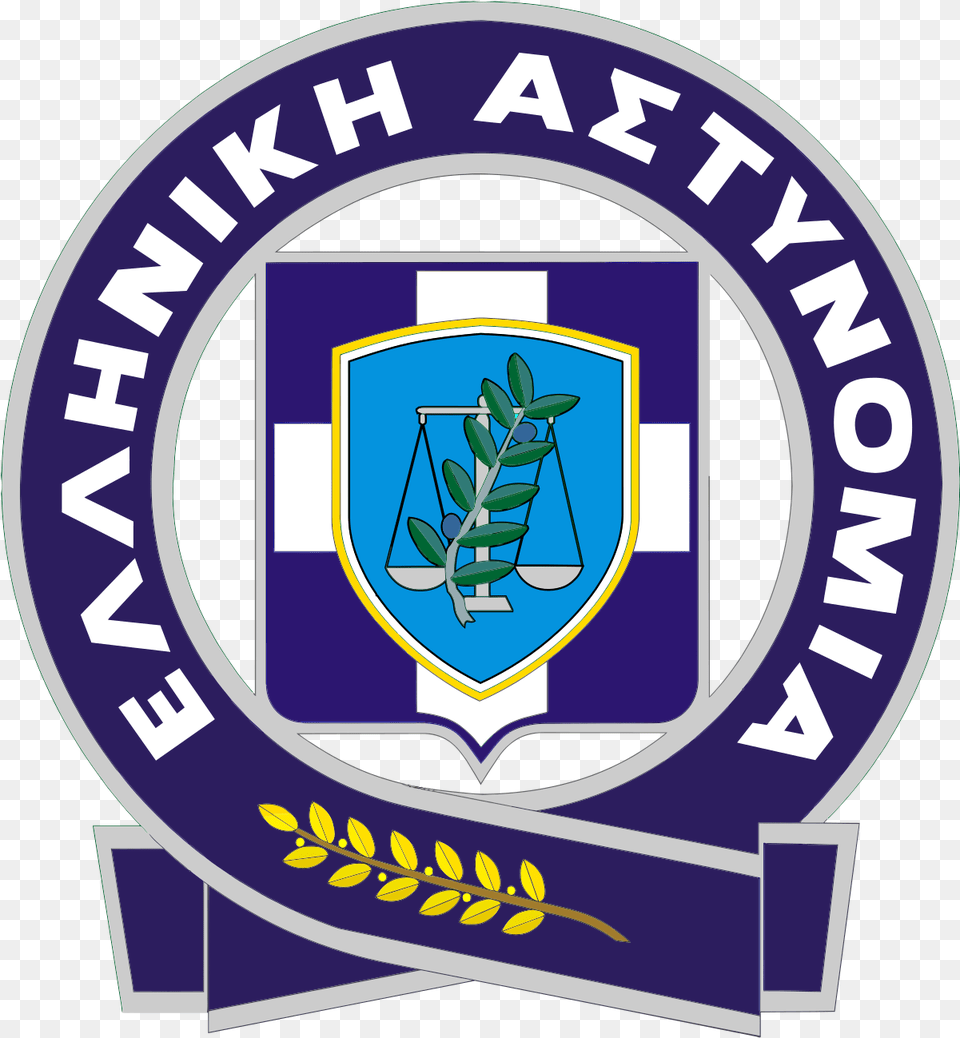 Hellenic Police Greek Police Logo, Emblem, Symbol Free Png Download