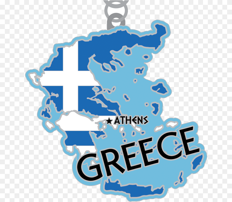 Hellenic Republic Greece, Chart, Plot, Logo, Map Free Png Download