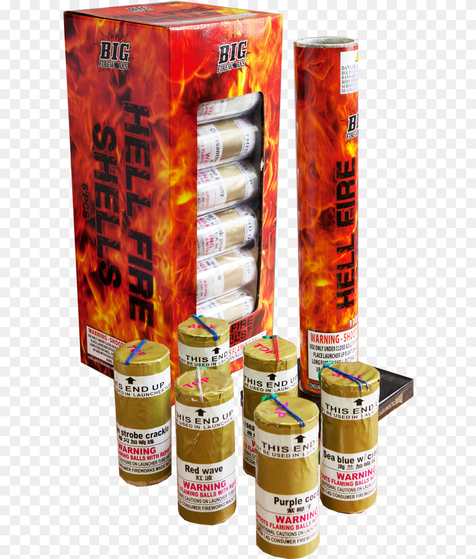 Hellfire Shells, Can, Tin Free Png