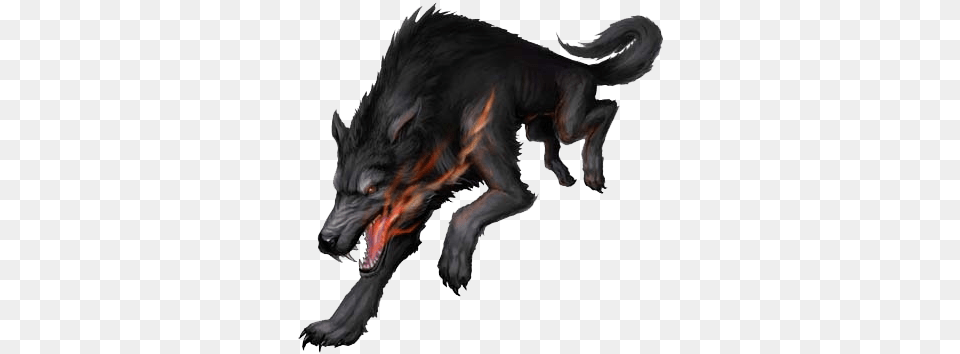 Hellhound Dogma Quest Wiki Images Werewolf, Animal, Mammal, Wolf, Kangaroo Free Png Download