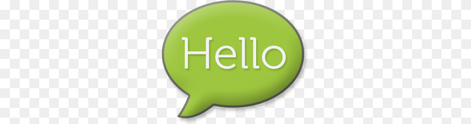 Hello, Green, Disk Png Image