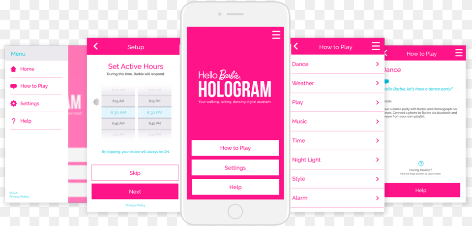 Hello Barbie Hologram Companion App Iphone, Electronics, Mobile Phone, Phone, Text Free Png