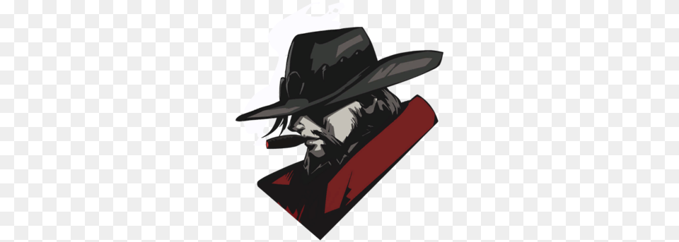 Hello Content Me In Game When I See Tuxedo Doomfist Using His, Clothing, Hat, Cowboy Hat, Head Free Png Download