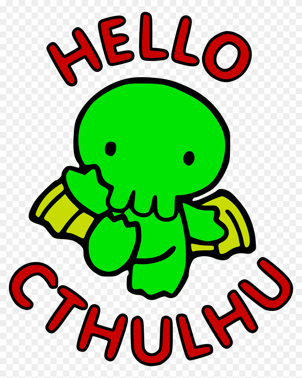 Hello Cthulhu Icons, Green Free Png Download