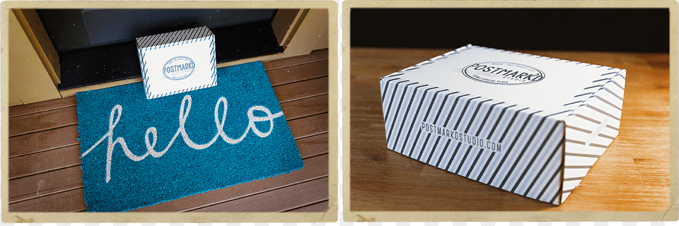 Hello Doormat With Postmark39d Studio Box Subscription Box Free Transparent Png