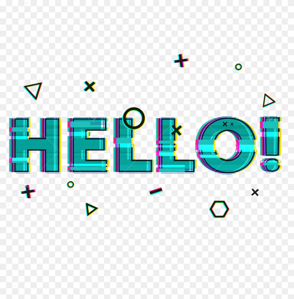 Hello Glitch Helloglitch Hola Effectglitch Graphic Design, Art, Graphics, Text Free Png