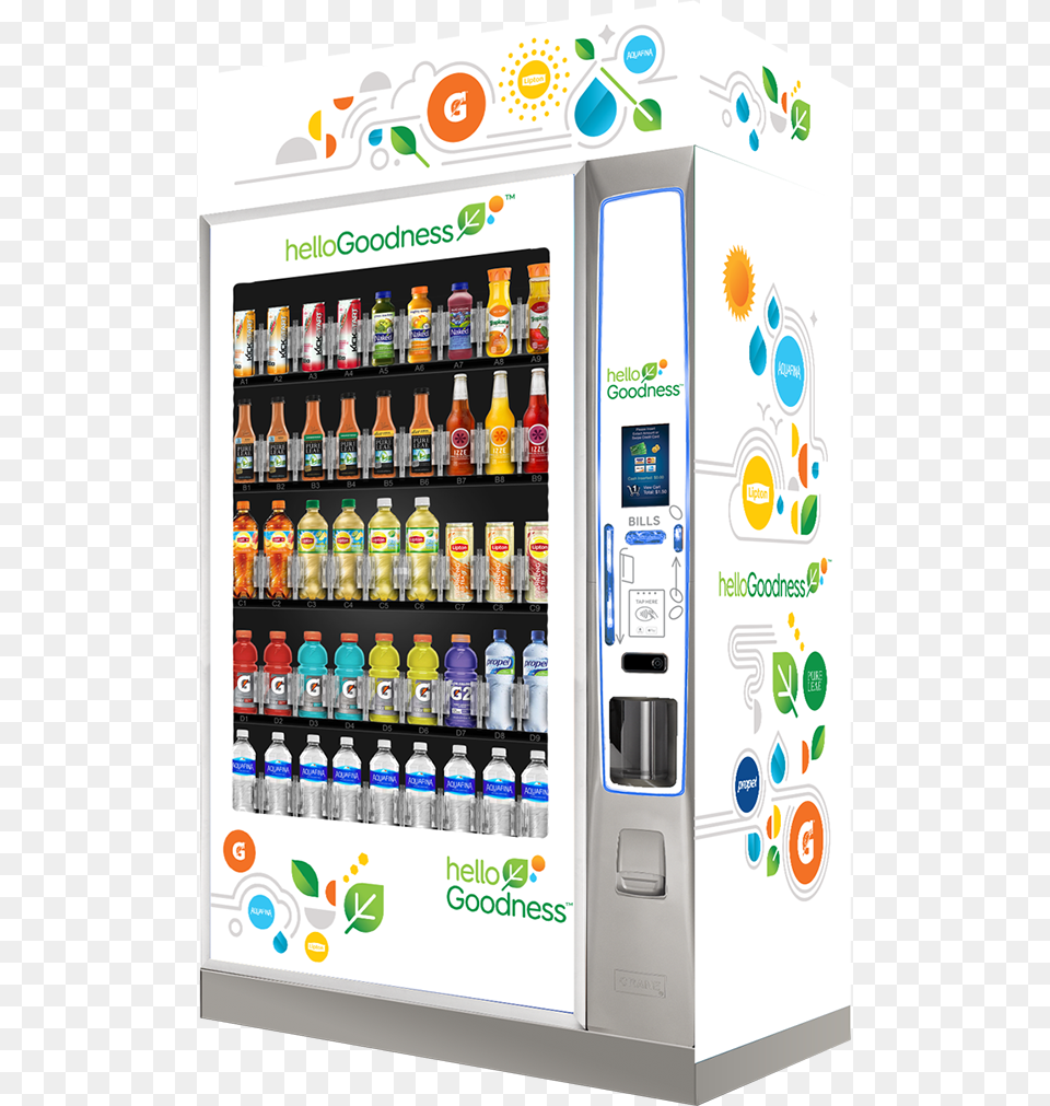 Hello Goodness Vending Machine Pepsico, Vending Machine, Appliance, Device, Electrical Device Free Png Download