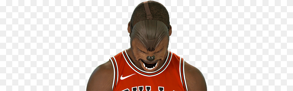 Hello Hi Gif Hello Hi Chewbacca Discover U0026 Share Gifs Basketball Uniform, Adult, Male, Man, Person Png Image