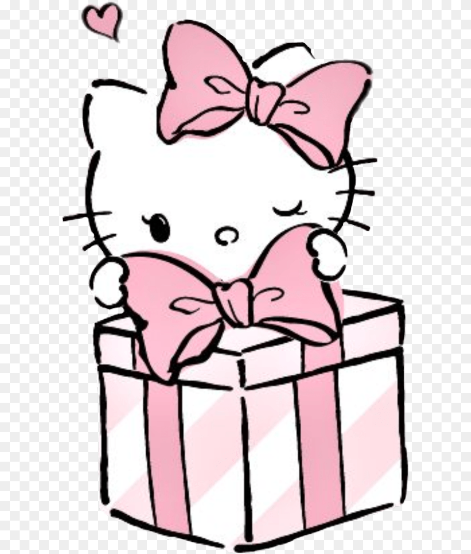 Hello Kitty, Baby, Person, Gift Png Image