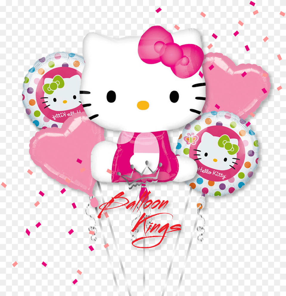 Hello Kitty 1png Happy Birthday Hello Kitty With Balloons, Balloon, Food, Sweets, Baby Png