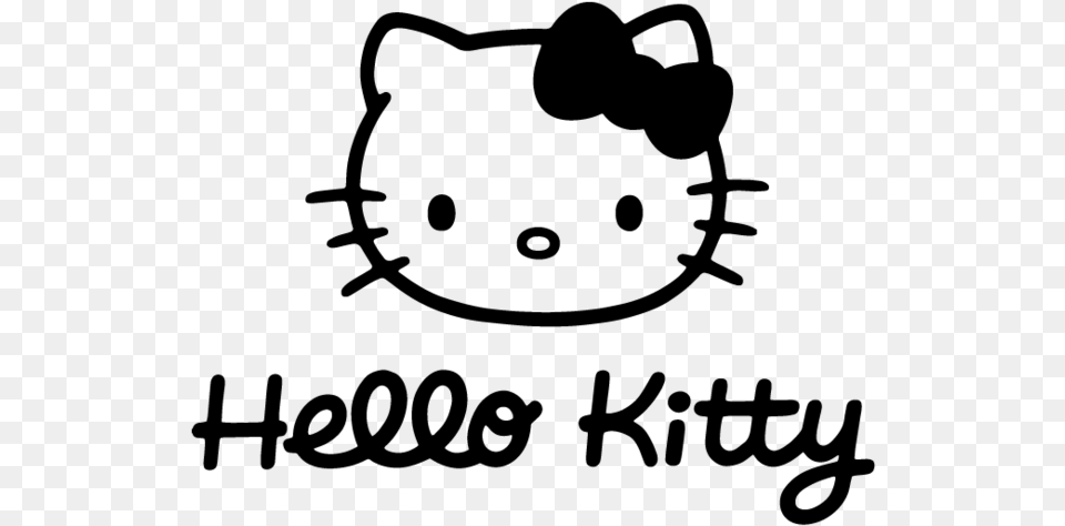Hello Kitty, Gray Free Transparent Png