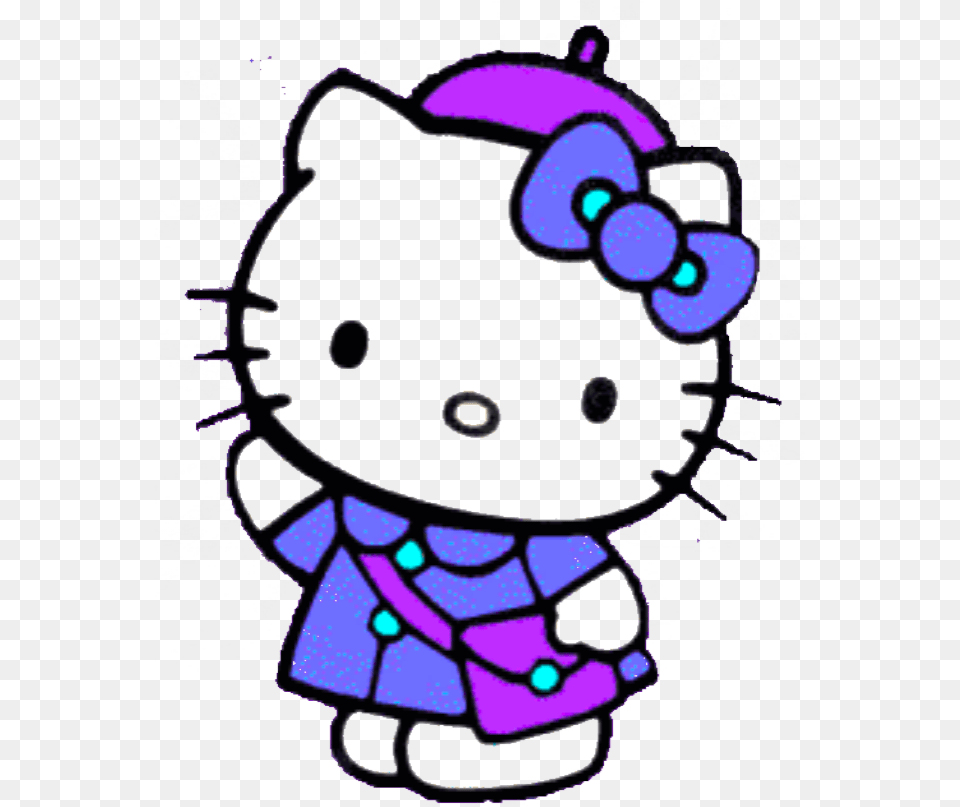 Hello Kitty, Purple, Plush, Toy, Baby Png