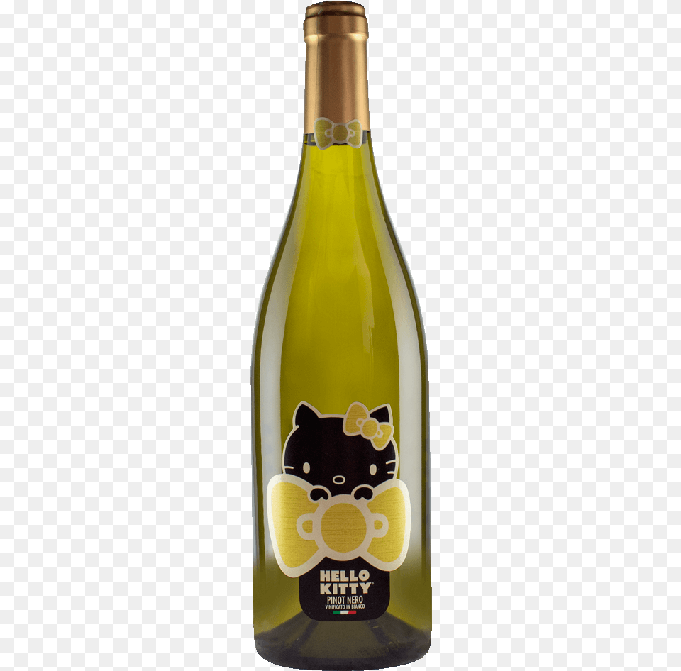 Hello Kitty, Bottle, Alcohol, Beverage, Beer Png Image