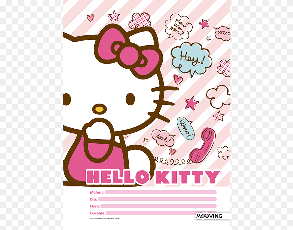Hello Kitty 40 Birthday, Advertisement, Poster, Bag Png Image