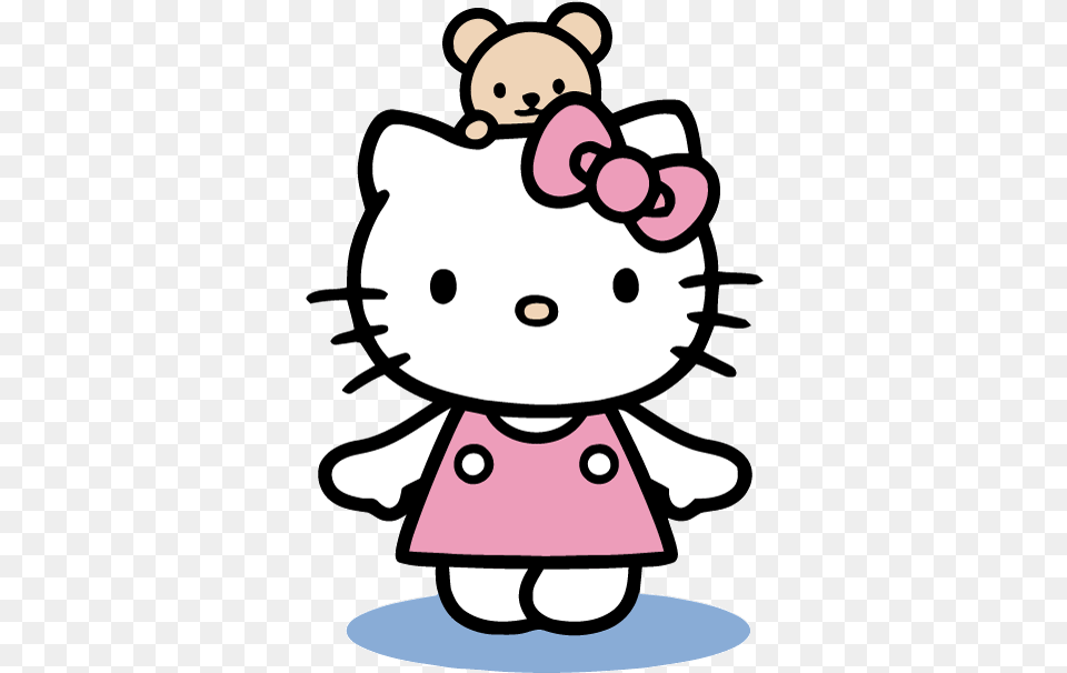 Hello Kitty Background, Plush, Toy, Animal, Canine Free Png
