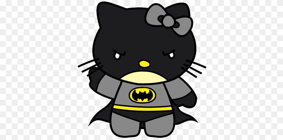 Hello Kitty Batman Cute Transparent Free Png