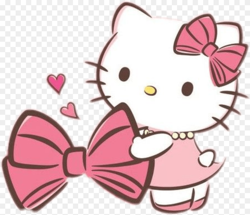 Hello Kitty Bow Cute Hello Kitty Cartoon, Accessories, Formal Wear, Tie, Bow Tie Png