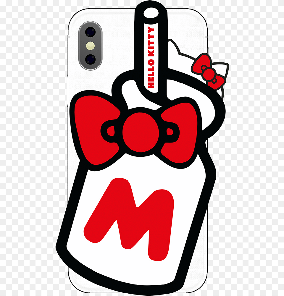 Hello Kitty Bow Iphone Xs Case Hello Kitty, Smoke Pipe, Weapon, Food, Ketchup Free Transparent Png