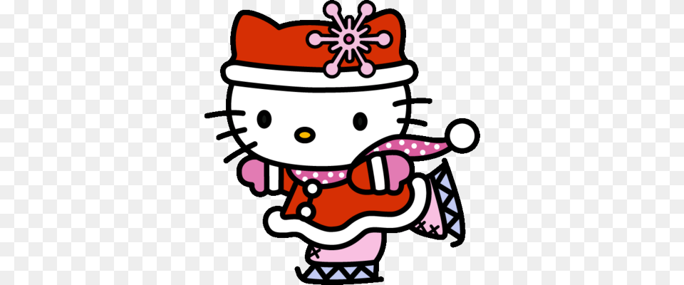 Hello Kitty Christmas Clip Art Hello Kitty Holiday Clipart, Nature, Outdoors, Winter, Snow Free Png