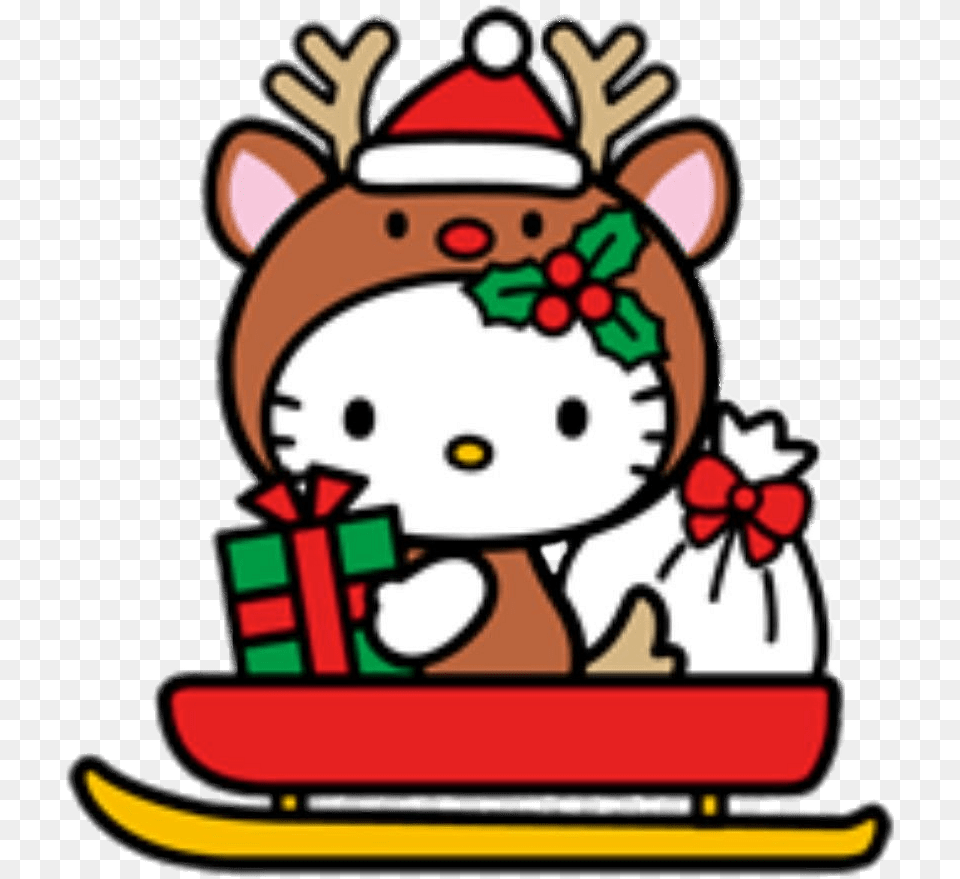 Hello Kitty Christmas Reindeer Imagenes De Hello Kitty Navidad, Outdoors, Dynamite, Weapon, Nature Free Png