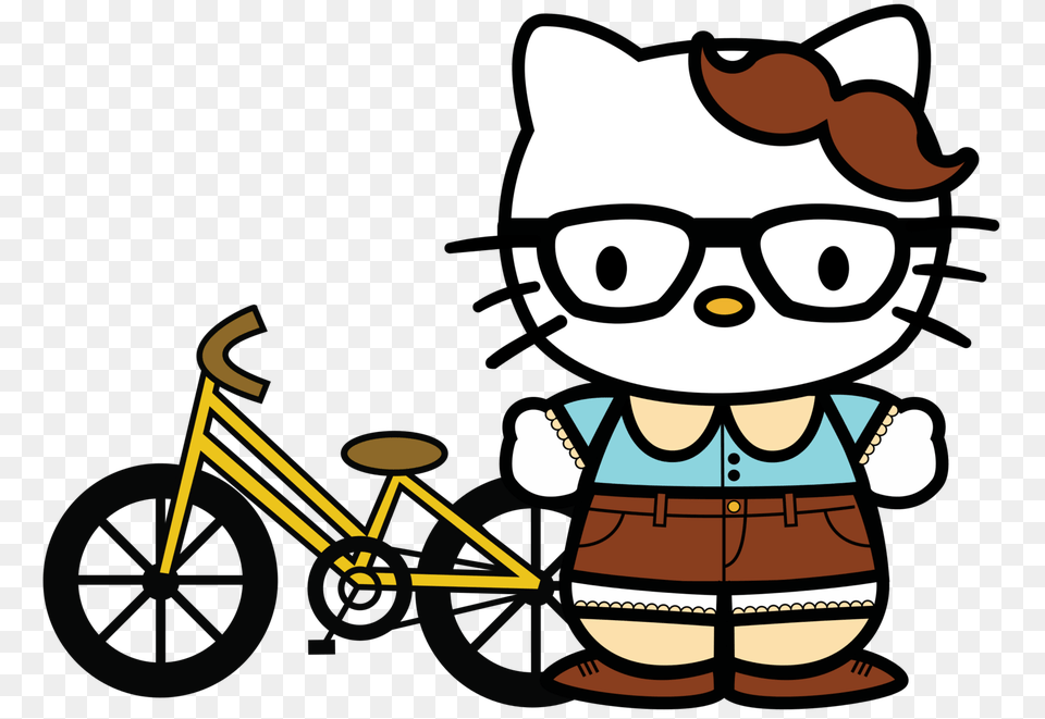 Hello Kitty Clip Art, Machine, Wheel, Accessories, Glasses Free Png Download