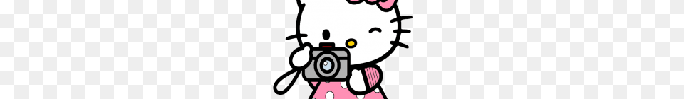 Hello Kitty Clip Hello Kitty Clipart And Vector Graphics, Person, Photographer, Photography, Camera Free Png Download