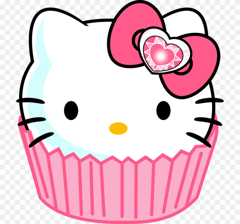 Hello Kitty Clipart, Cake, Cream, Cupcake, Dessert Free Transparent Png