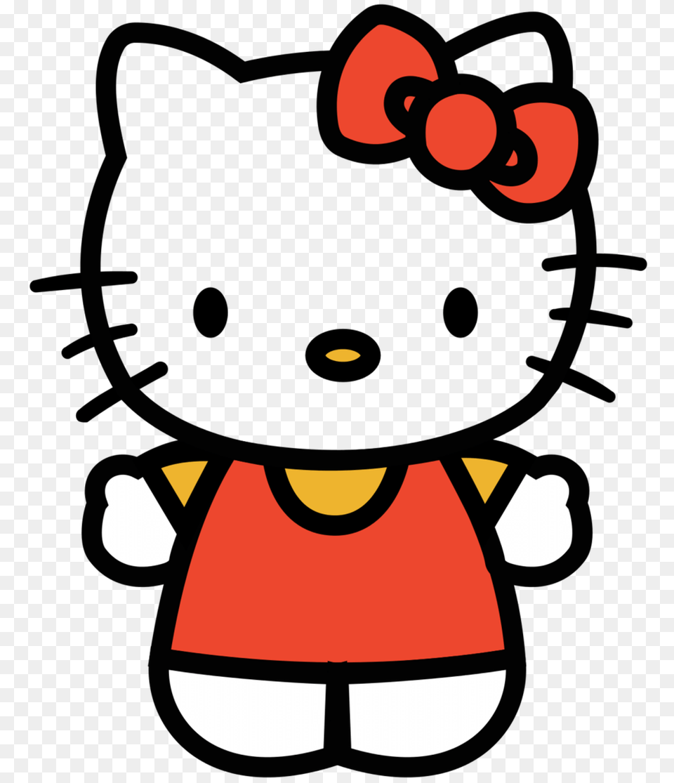 Hello Kitty Clipart Body Cat Hello Kitty Red Bow Red Dress Par, Cartoon Free Png