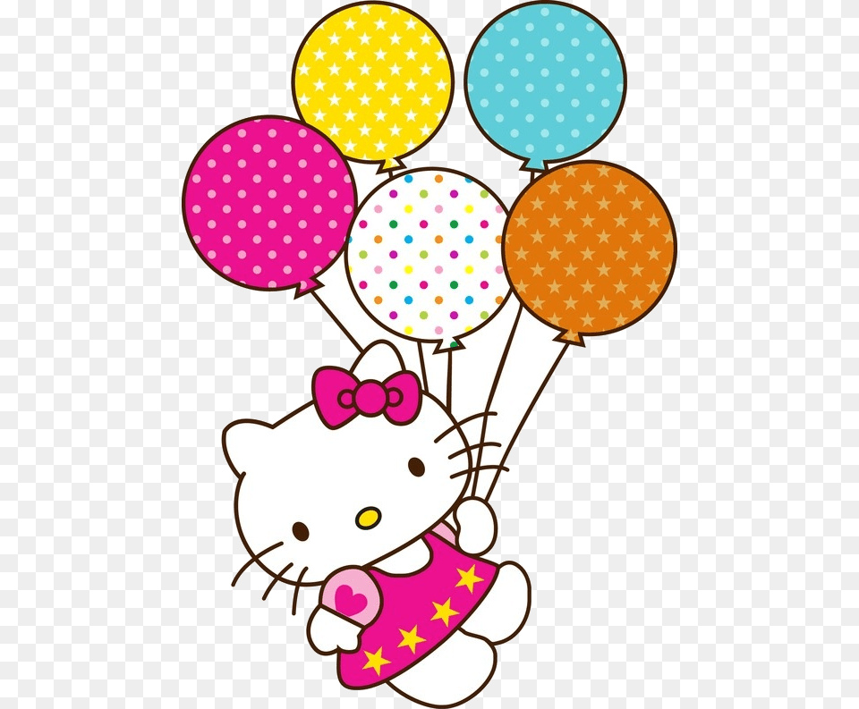 Hello Kitty Clipart Ideas On Transparent Birthday Hello Kitty, Rattle, Toy, Pattern, Cream Free Png Download