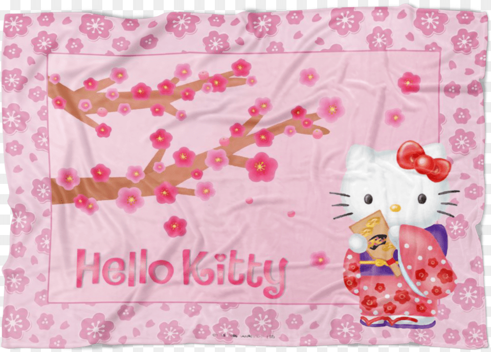 Hello Kitty Cute Fleece Blanket Lightweight Supremely Craft, Clothing, Dress, Fashion, Formal Wear Free Transparent Png